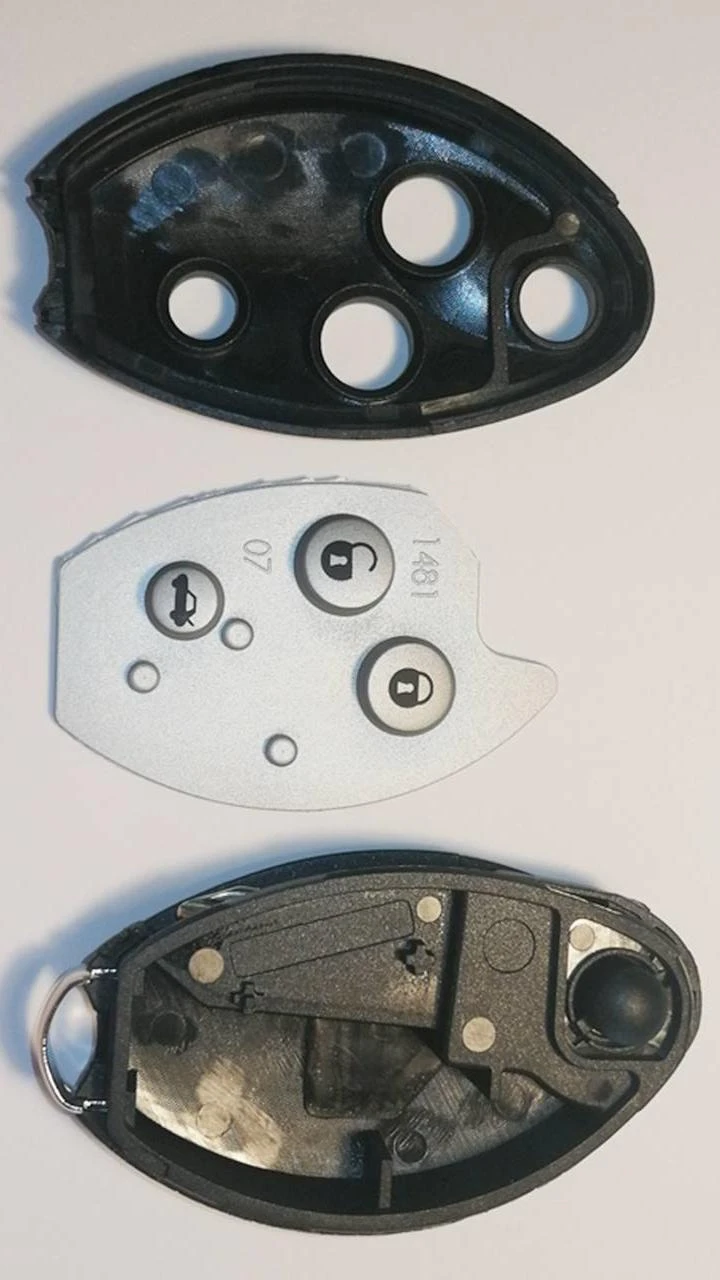 Chave de comando retrátil Citroen xsara picasso berlingo C4 C5 C6 C8 3 botões – photo 5